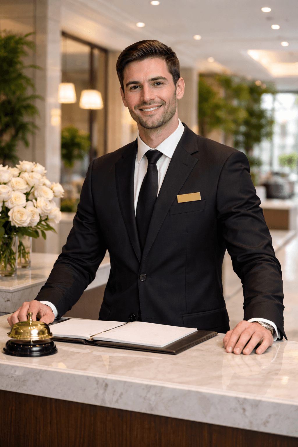 Front desk concierge